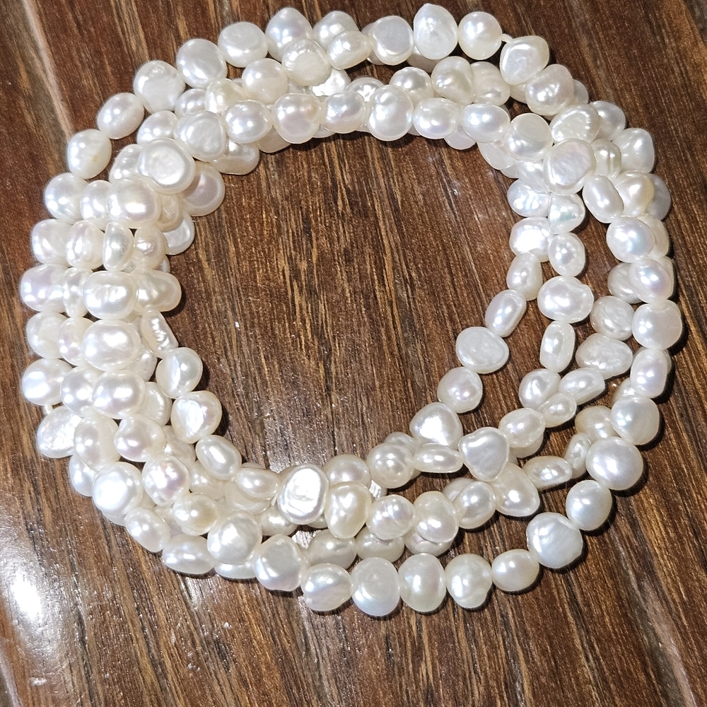 5-pc Pearl Stretch Bracelet Set